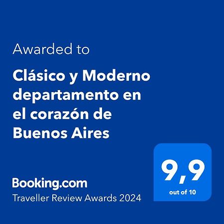 Clasico Y Moderno Departamento En El Corazon De Buenos Aires Exterior foto